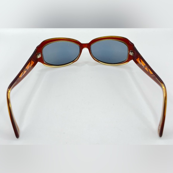 Cinzia Designs Brown Translucent Oval Sunglasses Frames Only - Picture 6 of 8